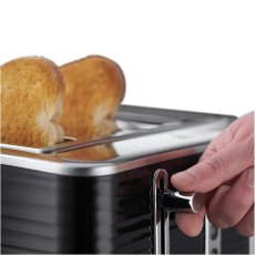 Russell Hobbs Inspire Black 4 Slice Toaster