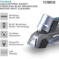 Tower AquajetPro Handy Cordless Spot Cleaner