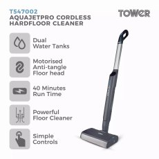 Tower AquajetPro Anti Tangle Cordless Floor Washer