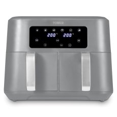 Tower Dual Basket Vortx Air Fry Grey Tower Dual Basket Vortx Air Fry Grey