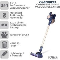 Tower VL45 Pro Pet Anti Tangle Vac