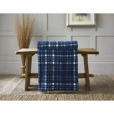 Deyongs Snuggle Touch Tartan Throw 140x180cm Midnight