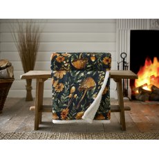 Deyongs Mushrooms Rust Biscuit Throw 140x180cm