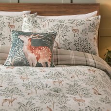 D&D Lodge Forest Animals Duvet Cover Set Natural