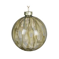 Kaemingk Gold Painted Glass Bauble