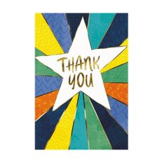 Paper House Thank You Colourful Starburst Cards