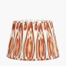 Pacific Izara Cinnamon Ikat Mushroom Pleat Tapered Shade