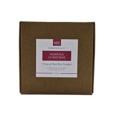 Norfolk & Co Box of 9 Tea Lights Norfolk Christmas Norfolk & Co Box of 9 Tea Lights Norfolk Christmas