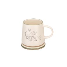 Woodbury Lane Animals Mug & Coaster Set