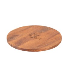 Woodbury Lane Round Wooden Board