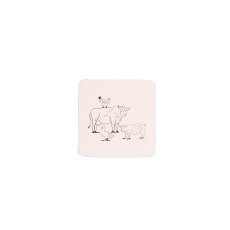 Woodbury Lane 4 Set of Animals Cork Coasters