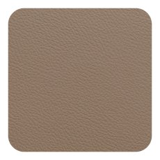 Tradestock Taupe Sandstone Flexi Faux Leather Coasters set of 4