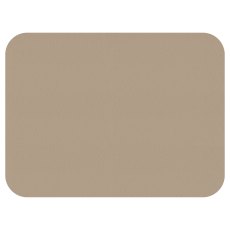 Tradestock Taupe Sandstone Flexi Faux Leather Placemats set of 2