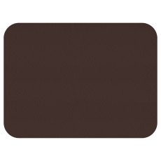 Tradestock Chocolate White Flexi Faux Leather Placemats set of 2