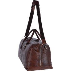 Brandy Mens Leather Holdall