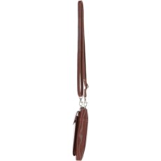 Chestnut Leather Strap Purse