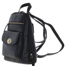 Ashwood Leather Black Backpack