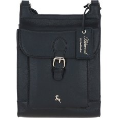 Ashwood Leather Black Crossbody Bag