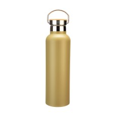 &Again Double Wall Bottle with Bamboo Lid Olive