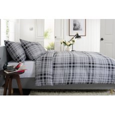 The Lyndon Company Buchanan Grey Duvet Cover Set