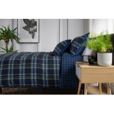 The Lyndon Company Willington Blue Duvet Cover Set