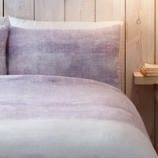 Appletree Hygge Anson Mauve Stripe Duvet Cover Set