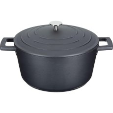 Masterclass Black Aluminium Casserole Dish