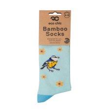 Eco Chic RSPB Blue Tits Eco-Friendly Bamboo Socks