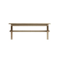 Heritage Editions Blue 2m Cross Leg Fixed Table