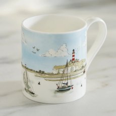 Sophie Allport Coastal Boats Scene Standard Mug