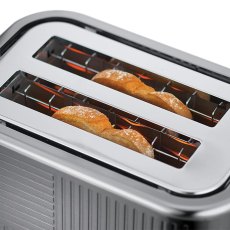 Russell Hobbs Geo Steel Wide Slot Toaster