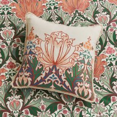 Morris & Co Helena Cushion 50X50cm Peach Teal