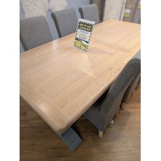 Chatsworth Oak 2.2m Dining Table & 6 Chairs - EX DISPLAY