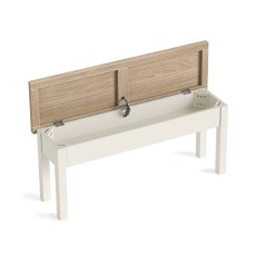 Cottage Collection Shallow Storage Bench