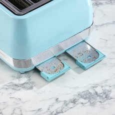 Daewoo Denver 4 Slice Toaster Sky Blue