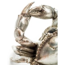 McGowan Rutherford Antique Silver Thirsty Crab Wine Bottle Holder