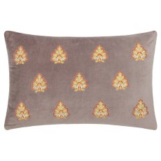 Paoletti Rennes Taupe Embroidered Cushion