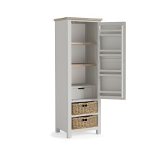 Cottage Collection Larder Unit in Grey