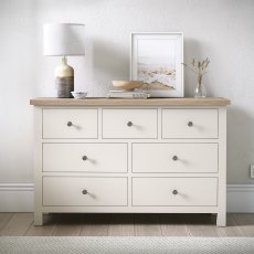 Cottage Collection 3 Over 4 Chest in Coconut Cottage Collection 3 Over 4 Chest in Coconut