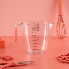 Fusion Twist Coral 1L Measuring Jug Fusion Twist Coral 1L Measuring Jug