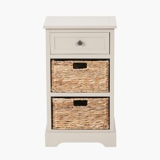 Farmhouse 1 Drawer 2 Basket Unit