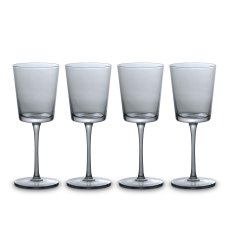 Simply Home Grey set of 4 Wine Glasses Simply Home Grey set of 4 Wine Glasses