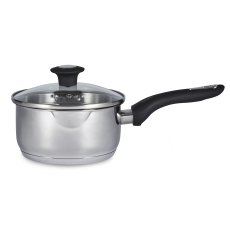 Simply Home 16 CM Stainless Steel Draining Lid Saucepan