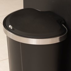 Addis Mode Black 50L Pedal Bin