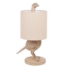Widdop Hestia Wood Effect Pheasant Table Lamp Widdop Hestia Wood Effect Pheasant Table Lamp