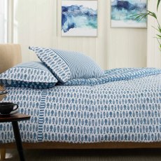 Lobster Creek Blue Big Fish Little Fish Duvet Cover Set Lobster Creek Blue Big Fish Little Fish Duvet Cover Set
