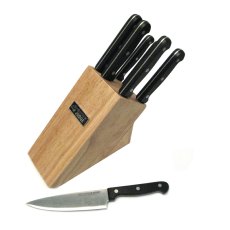 Sabatier 7 Piece Knife Block Set Sabatier 7 Piece Knife Block Set