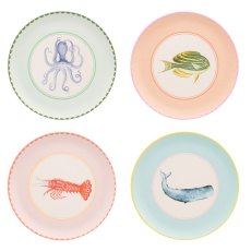 Yvonne Ellen Set Of 4 Melamine Side Plates Yvonne Ellen Set Of 4 Melamine Side Plates