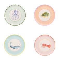 Yvonne Ellen Set Of 4 Melamine Dinner Plates Yvonne Ellen Set Of 4 Melamine Dinner Plates