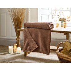 Deyongs Snuggle Touch Throw Umber Deyongs Snuggle Touch Throw Umber